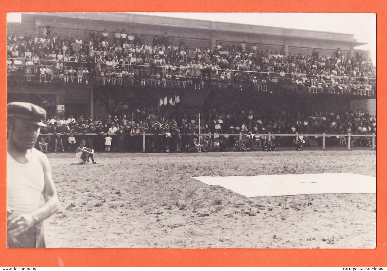 05481 / ⭐ ◉ Rare 92-MALAKOFF Carte-Photo 3/11 Tribune Concours Gymnastique Fête Sportive Stadium Stade Municipal 1940s  - Malakoff