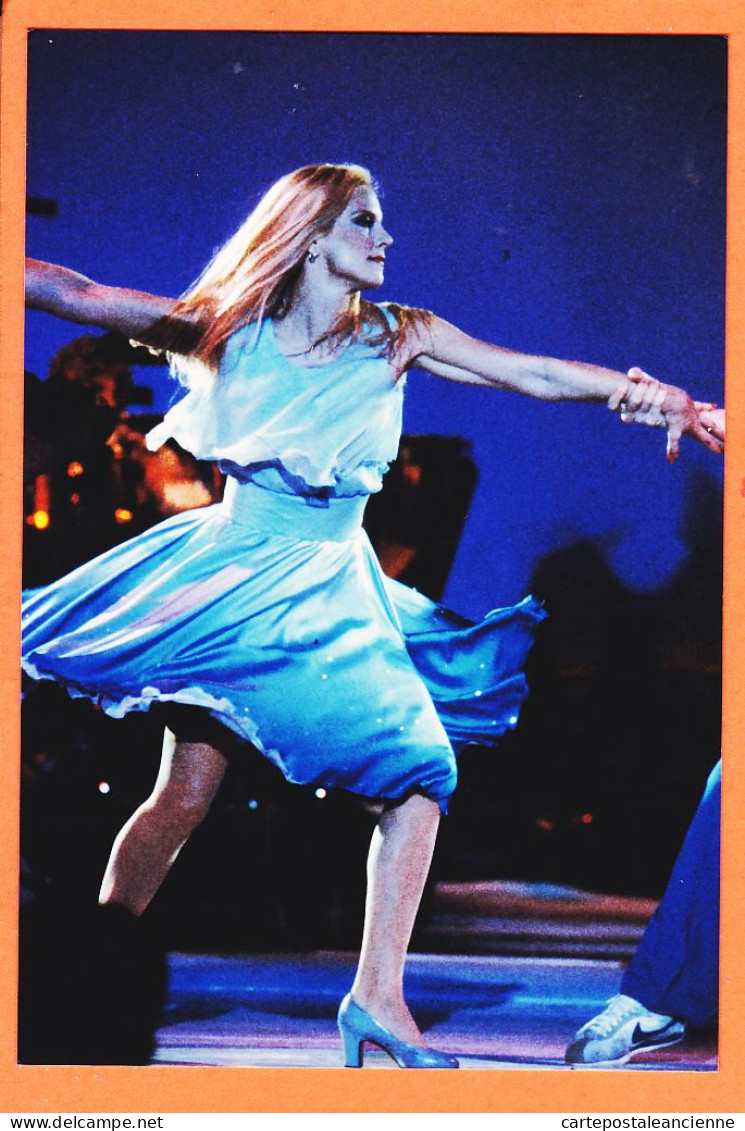 05225 ● SYLVIE VARTAN 1990s Danse Spectacle Sur Scène Période Bleue Photographie Sur Papier Kodak 10x15cm - Singers & Musicians