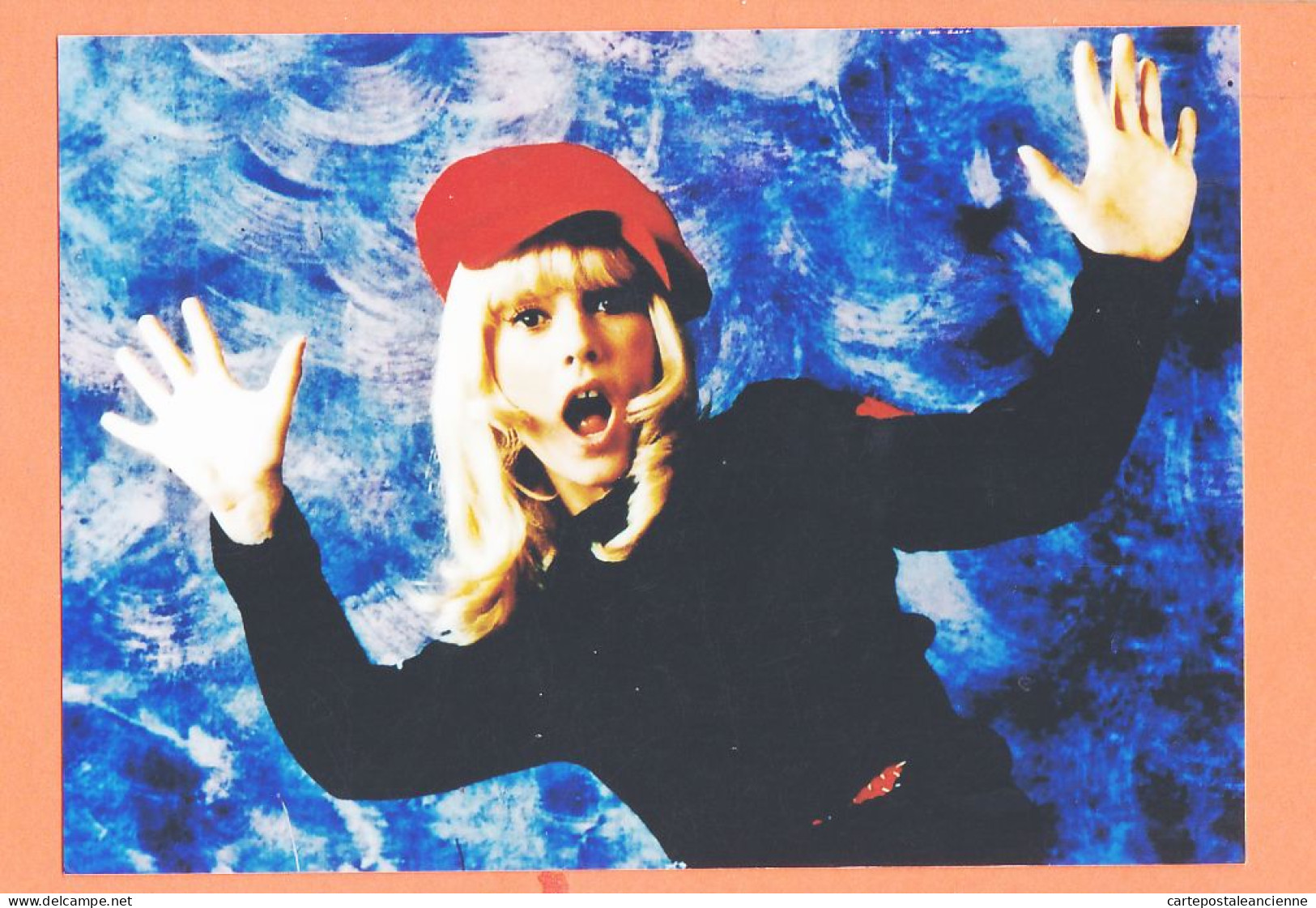 05231 ● SYLVIE VARTAN 1968 Beret Rouge Période Comme Un Garçon Photographie Sur Papier Kodak 15x10cm - Chanteurs & Musiciens