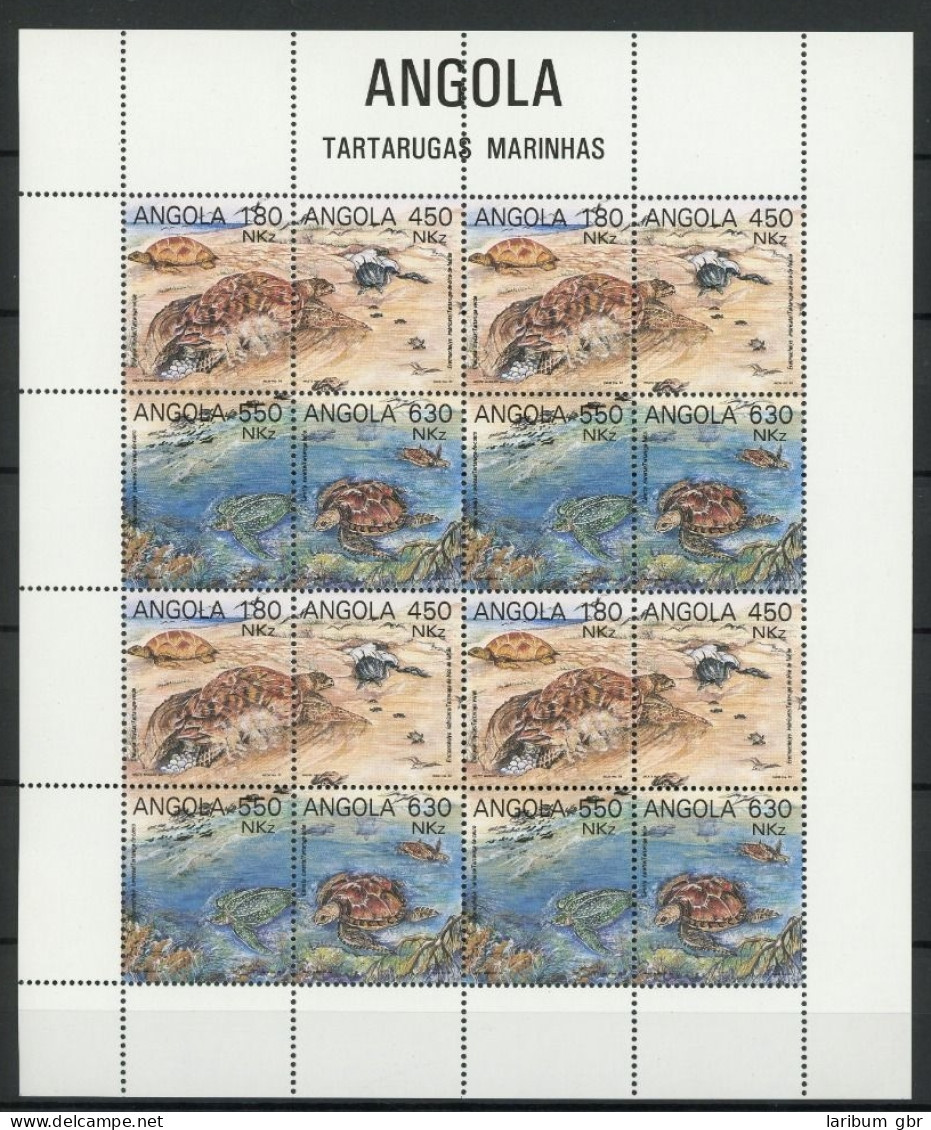 Angola ZD Bogen 932-35 Postfrisch Schildkröte #IN130 - Angola