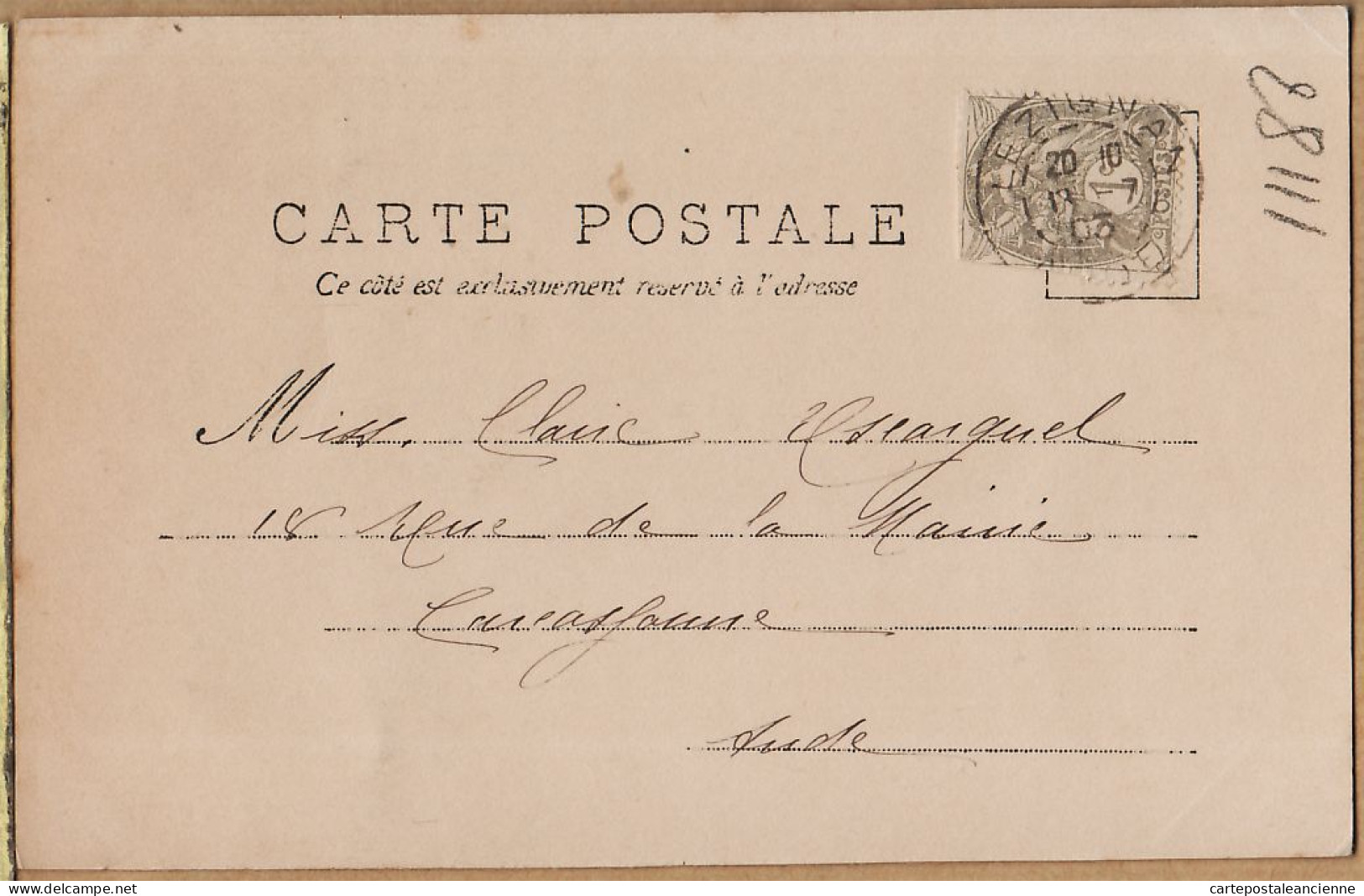 05441 / ⭐ ◉ Métier Marin Pêcheur Carte-Photo NOYER R.P.I N°4 SAINTE VIERGE AYEZ PITIE 1903-Claire ESCARGUEL Carcassonne - Fishing