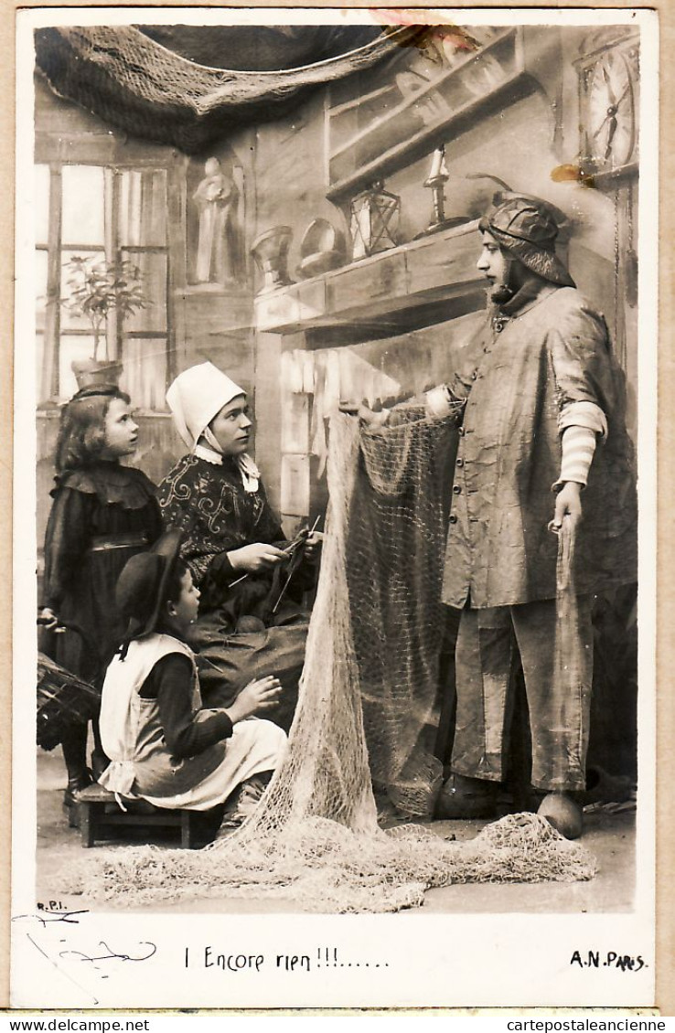 05444 / ⭐ ◉ Métier Marin Pêcheur Carte-Photo NOYER R.P.I N°1 ENCORE RIEN 1903 à Claire ESCARGUEL Carcassonne - Fischerei