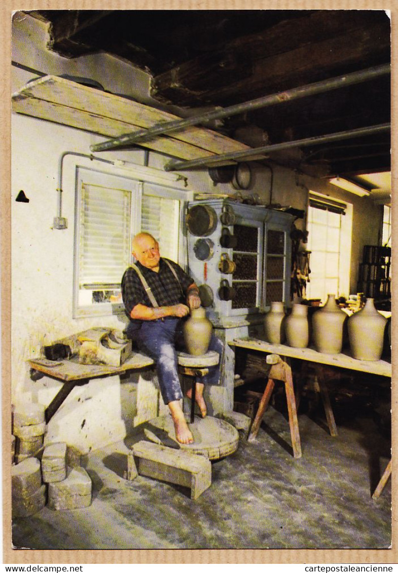 05377 ● SOUFFLENHEIM Bas-Rhin Ignace FRIEDMANN Rue HAGUENAU Artisan Au Tour à Pieds à POTERIE Alsace 1989 -MARASCO  - Sonstige & Ohne Zuordnung