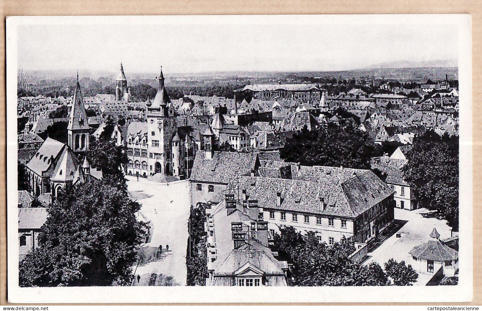 05333 / ⭐ (•◡•) ◉ HAGENAU Bas-Rhin Alsace Occupation Allemande 1910s GESAMTANSICHT Hotel Ville Style Allemand Jul MANIAS - Haguenau