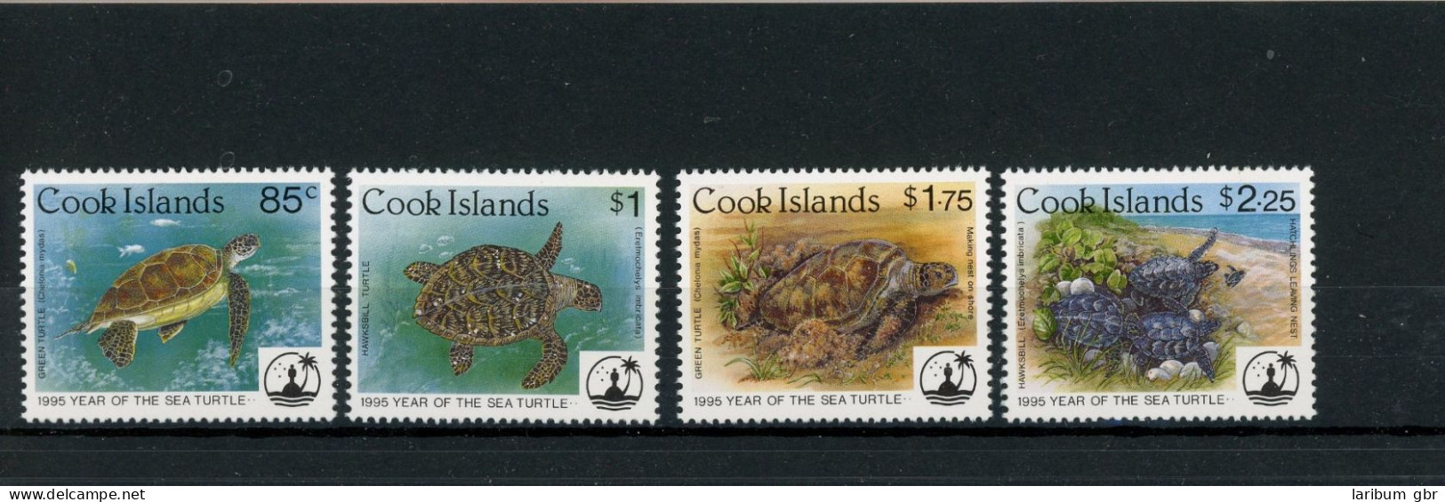 Cook Inseln 1442-1445 Postfrisch Schildkröte #IN072 - Cook Islands