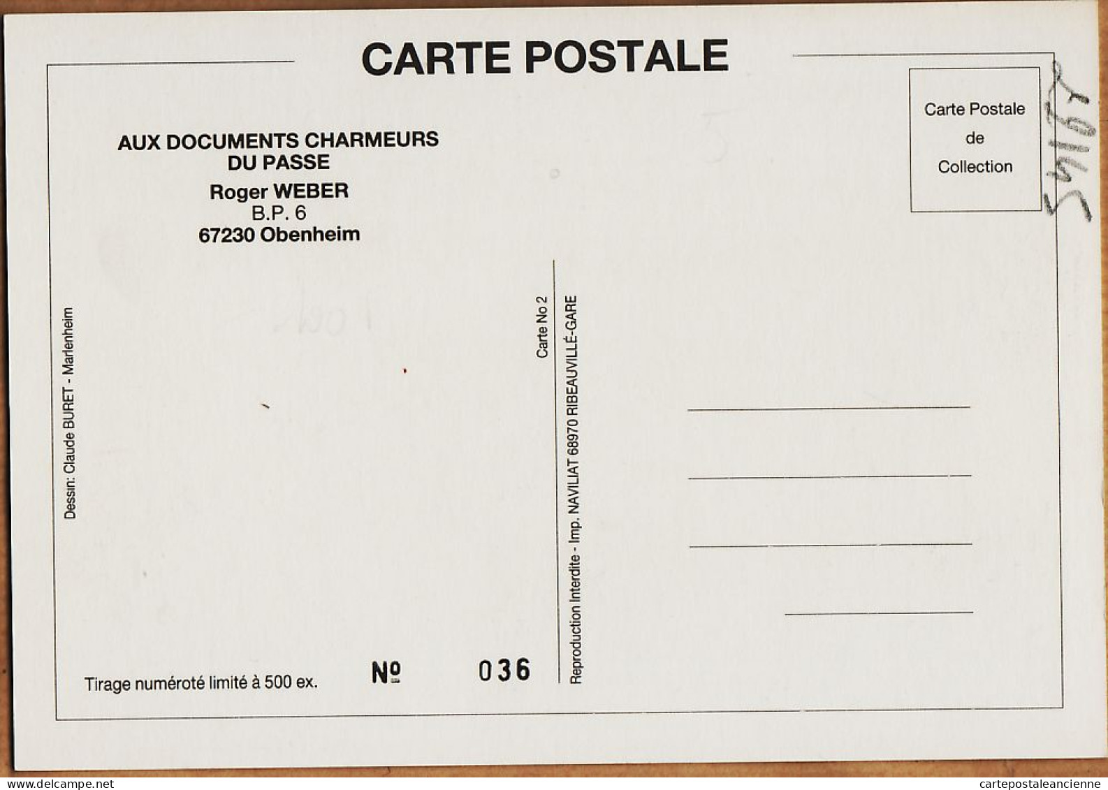 05292 ● OBENHEIM Roger WEBER CHARMEURS Du PASSE STRASBOURG 1990 Dessin Claude BURET N°36/500 - Straatsburg