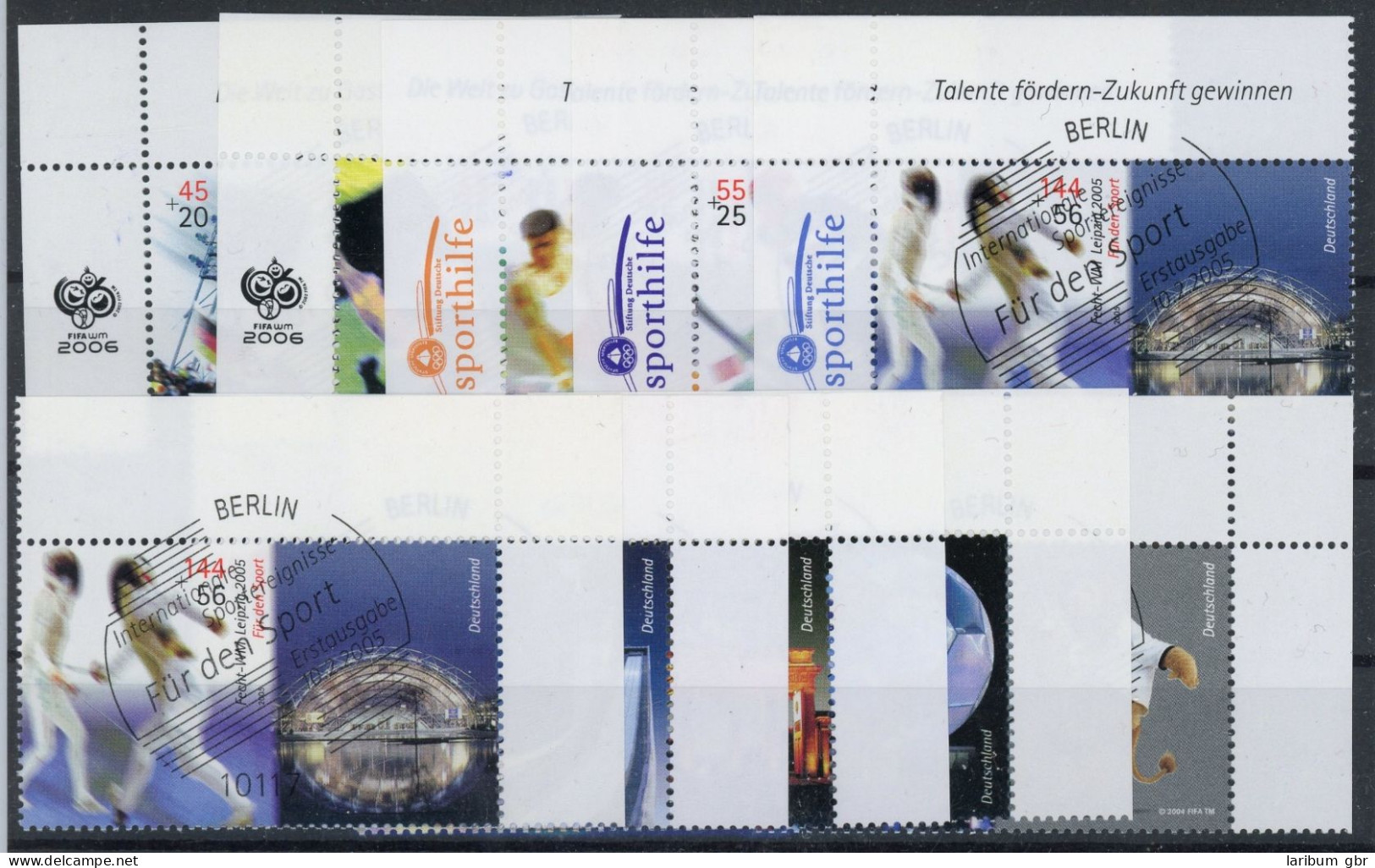 Bund 2439-2443 Berlin, Ecken 1+2 Ersttagssonderstempel #GK437 - Andere & Zonder Classificatie