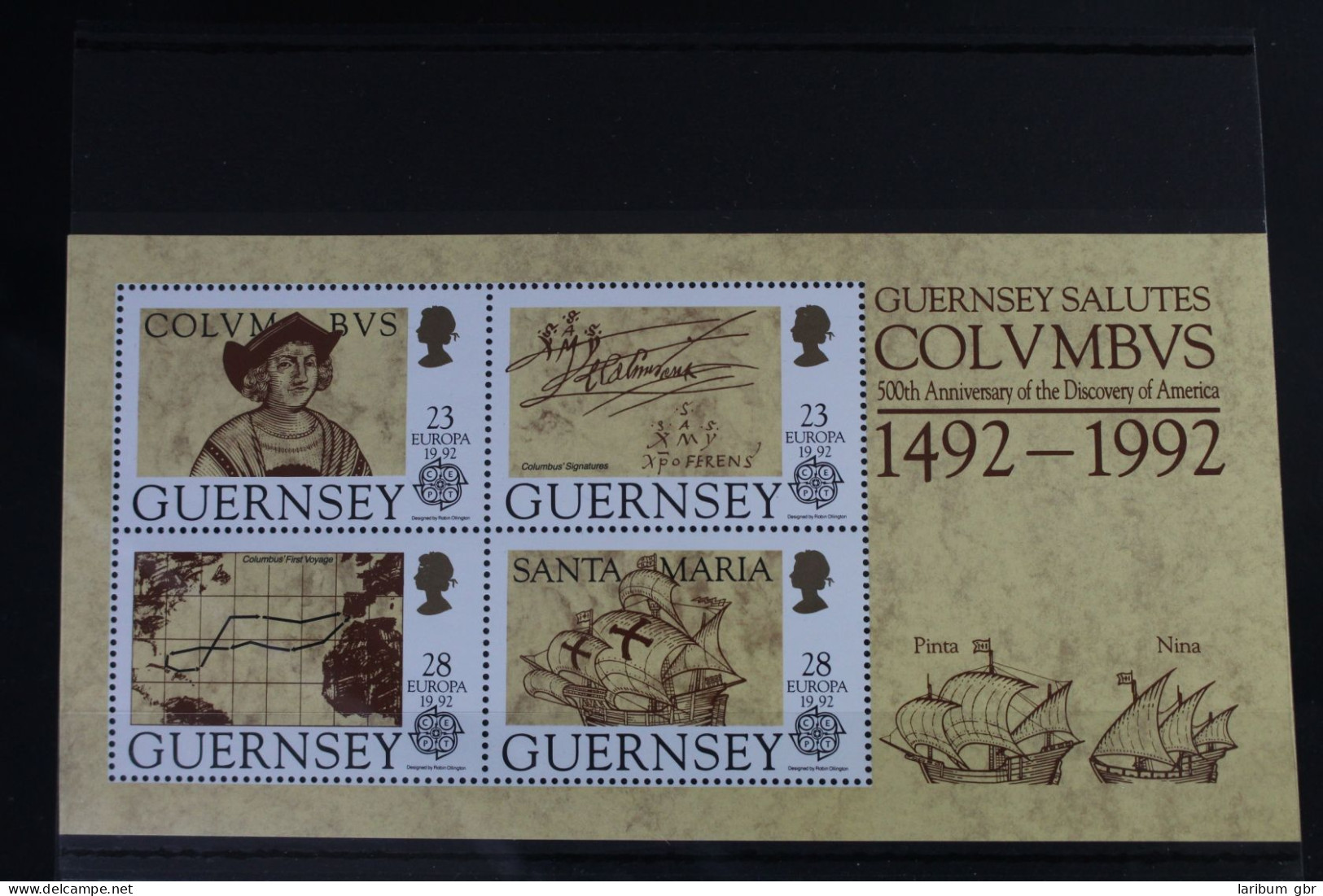 Großbritannien Guernsey Block 8 Mit 549-552 Postfrisch #WD977 - Sonstige & Ohne Zuordnung