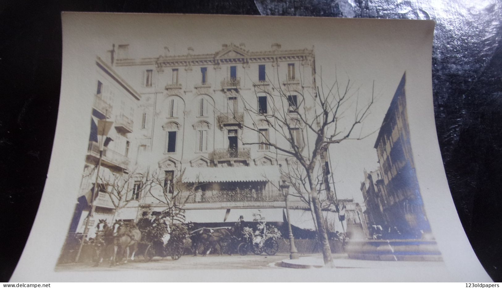 06 BELLE PHOTO DE CANNES LEGENDE  FEVRIER 1899 BATAILLE DE FLEURS // CARNAVAL - Cannes