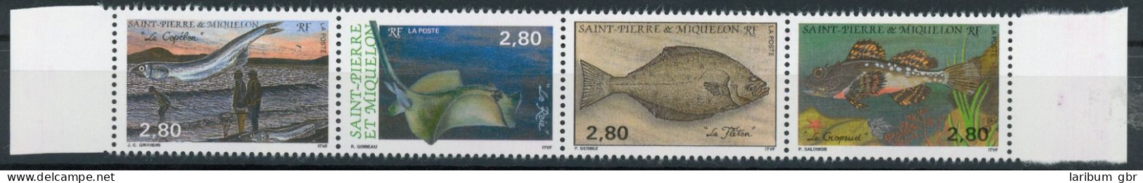St. Pierre Und Miquelon 4er Streifen 658-661 Postfrisch Fische #JJ743 - Anguilla (1968-...)