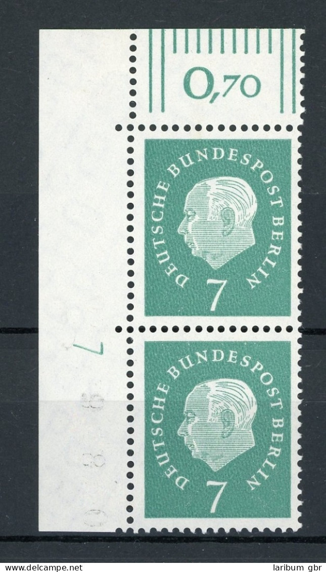 Berlin 182 W OR DZ 7 ** Falz Im Oberrand #IT910 - Unused Stamps
