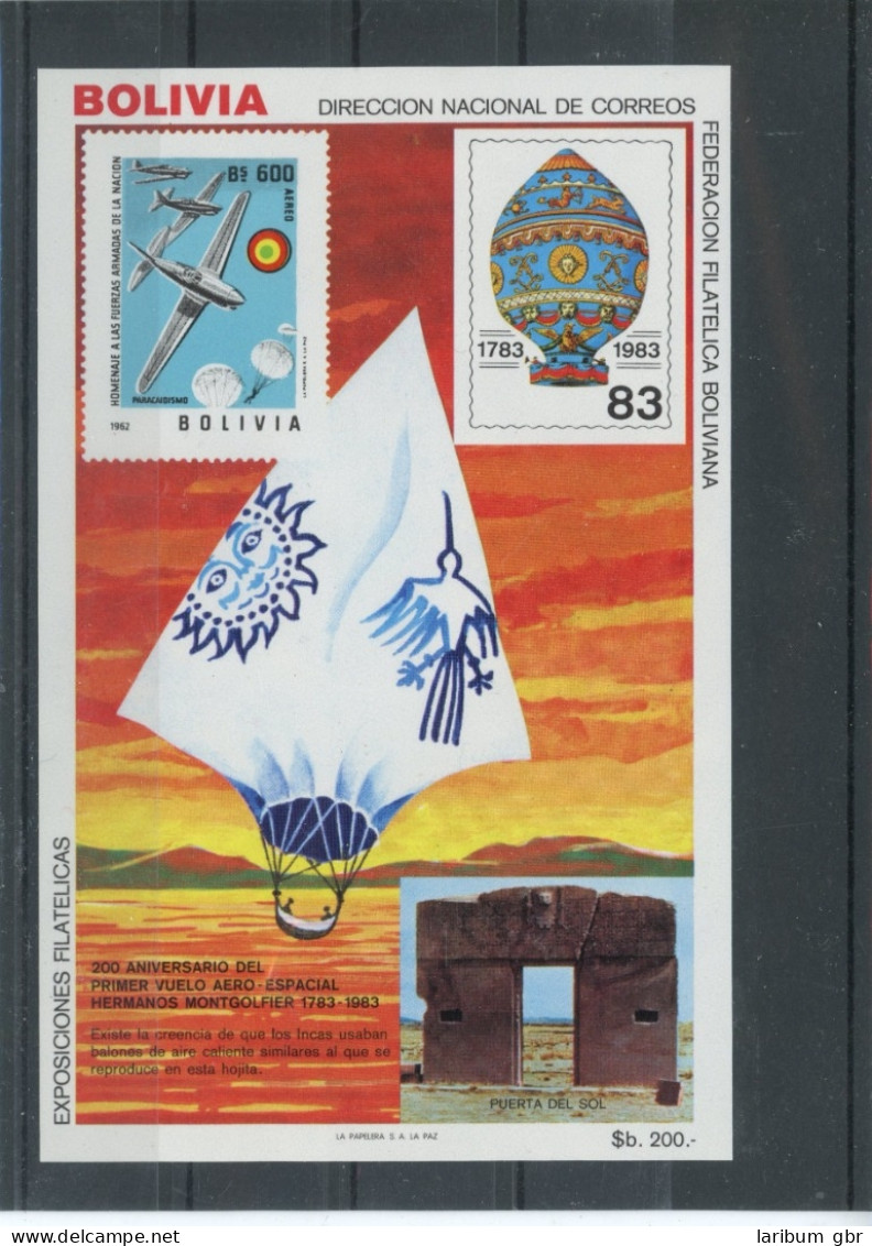 Bolivien Block 133 Postfrisch Luftfahrt #HK879 - Bolivien