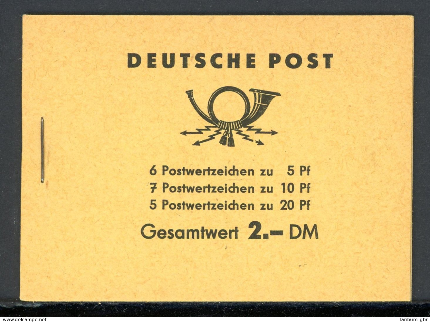 DDR Markenheftchen 3 B 2 Postfrisch #JM132 - Markenheftchen