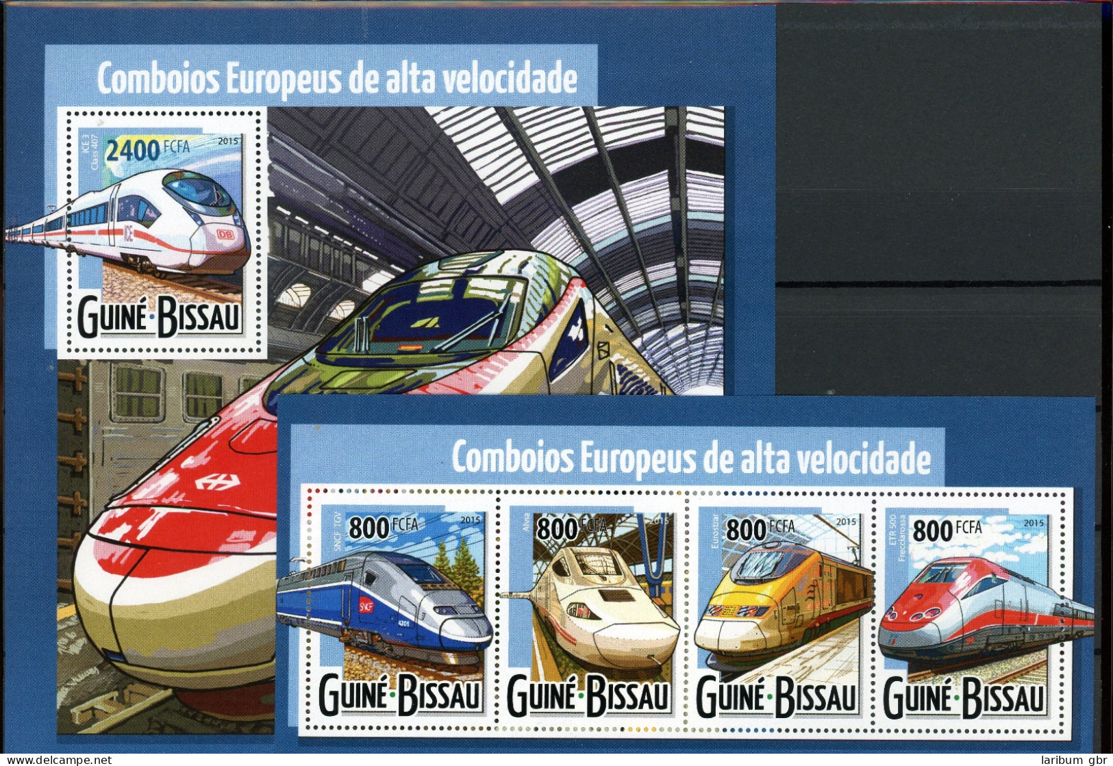 Guinea Bissau 7986-7989 + Bl 1389 Postfrisch Eisenbahn #IX014 - Guinea-Bissau