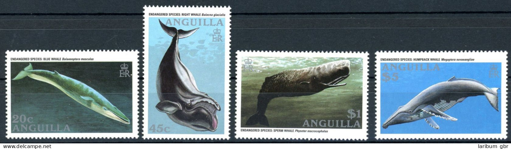 Anguilla 953-56 Postfrisch Wale #HK773 - Anguilla (1968-...)