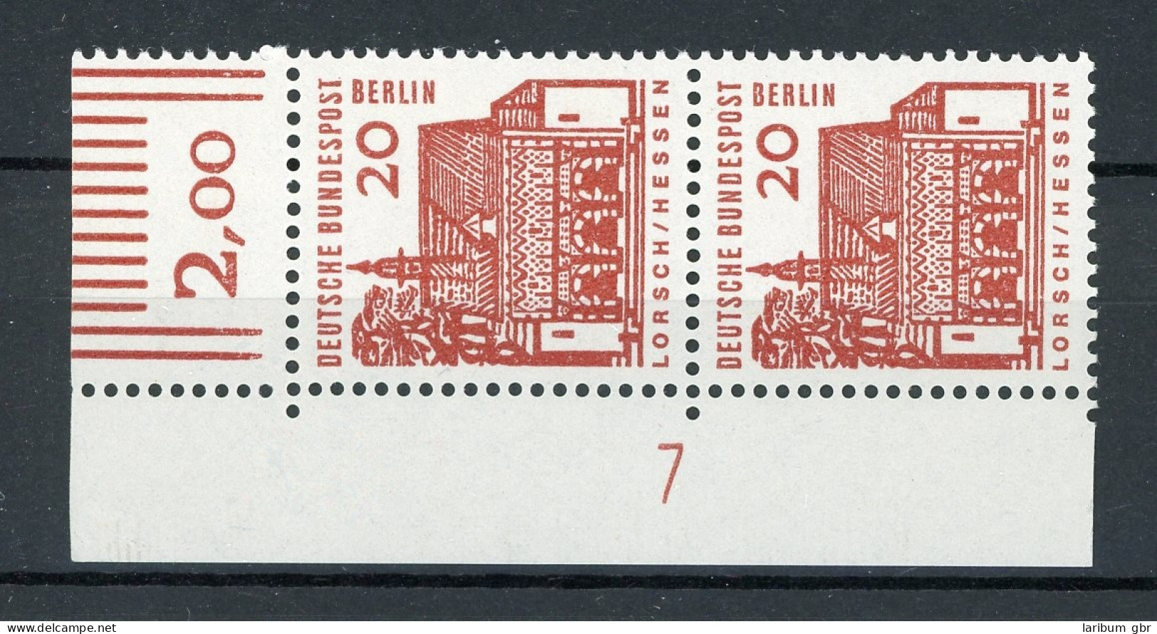 Berlin 244 DZ 7 Postfrisch #IX751 - Unused Stamps