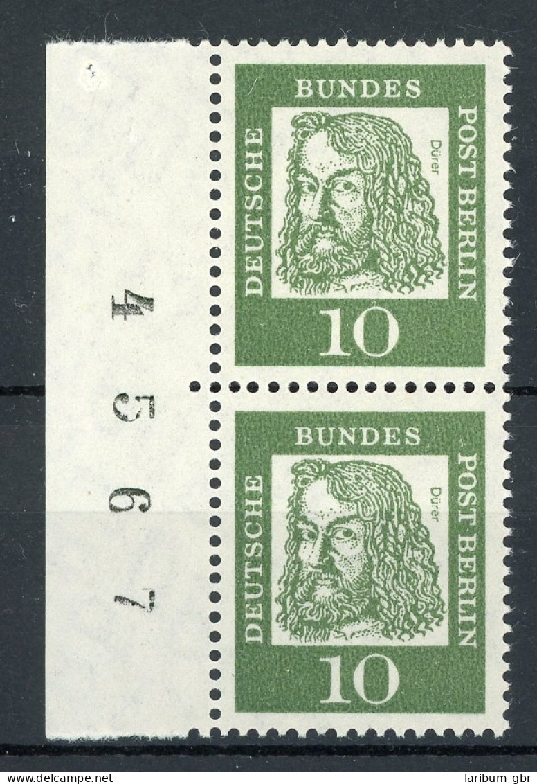 Berlin Senkr. Paar 202 Postfrisch Bogenzählnummer #IT971 - Unused Stamps