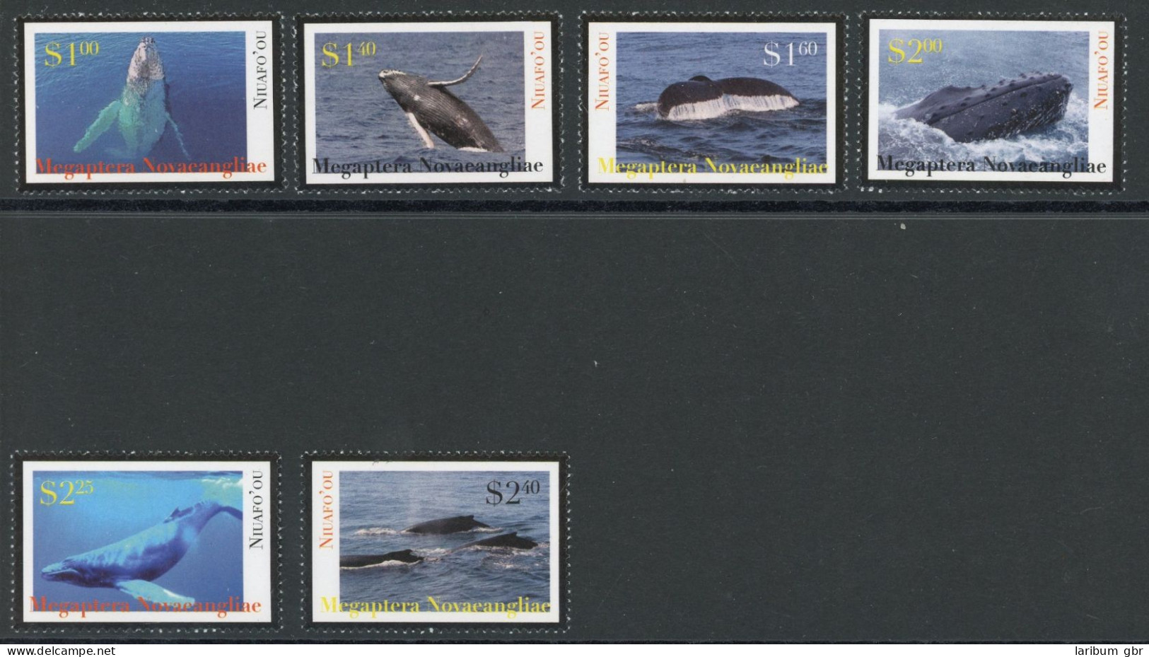 Niuafo'ou 435-440 Postfrisch Wale #HB300 - Tonga (1970-...)