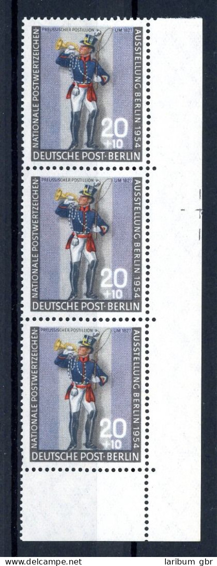 Berlin Senkr. 3er Streifen 120 A Eckrand Ur Postfrisch #JO975 - Other & Unclassified