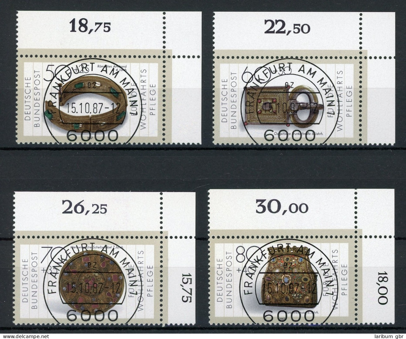Bund 1333-1336 KBWZ Gestempelt Frankfurt #IV092 - Used Stamps