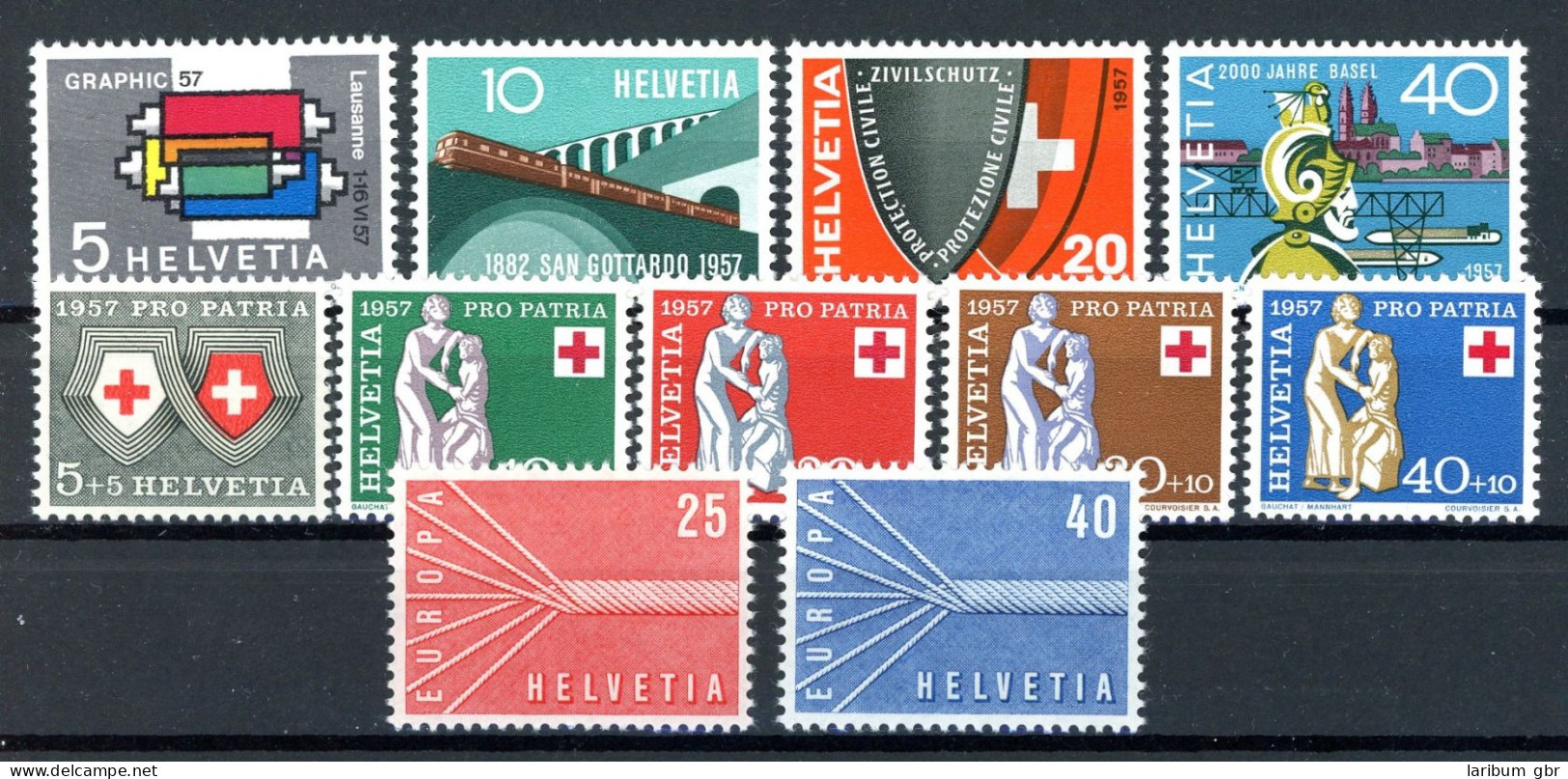 Schweiz Lot Aus Jahrgang 1957 Postfrisch #JM127 - Neufs