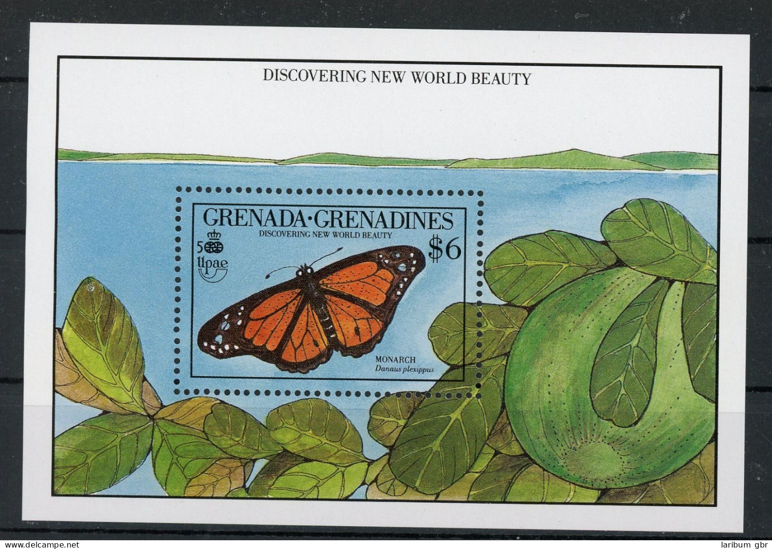 Grenada/ Grenadinen Block 188 Postfrisch Schmetterling #HB140 - Anguilla (1968-...)
