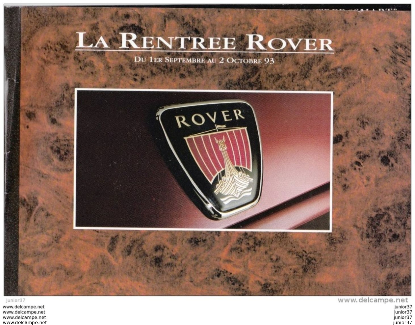 Dépliant Gamme Rover La Rentrée1993,Mini, 111L, 114 LD, 218  Sde, 418, 216 Coupé, 414 Gsi - Reclame