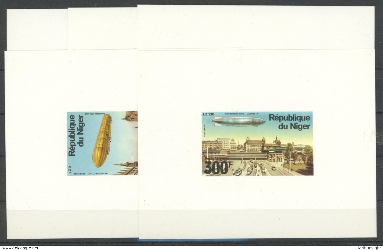 Niger 522-526, Block 14 A+B, Einzelblöcke Postfrisch Zeppelin #JK890 - Niger (1960-...)