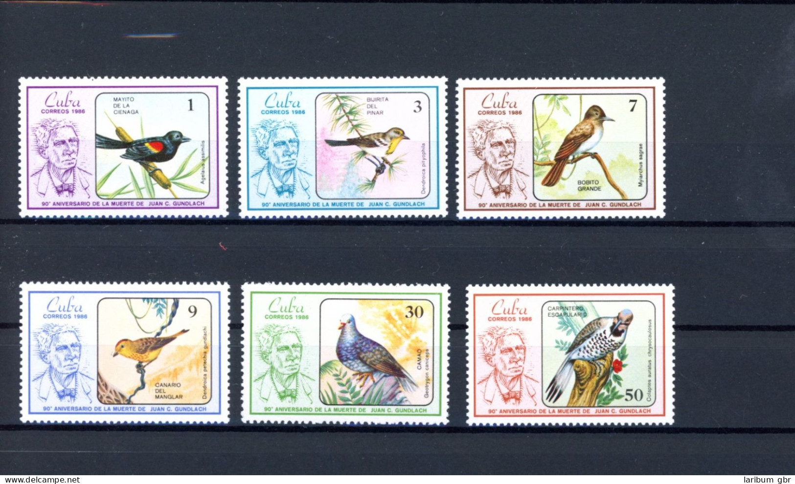 Kuba 2996-3001 Postfrisch Vögel #JT906 - Anguilla (1968-...)