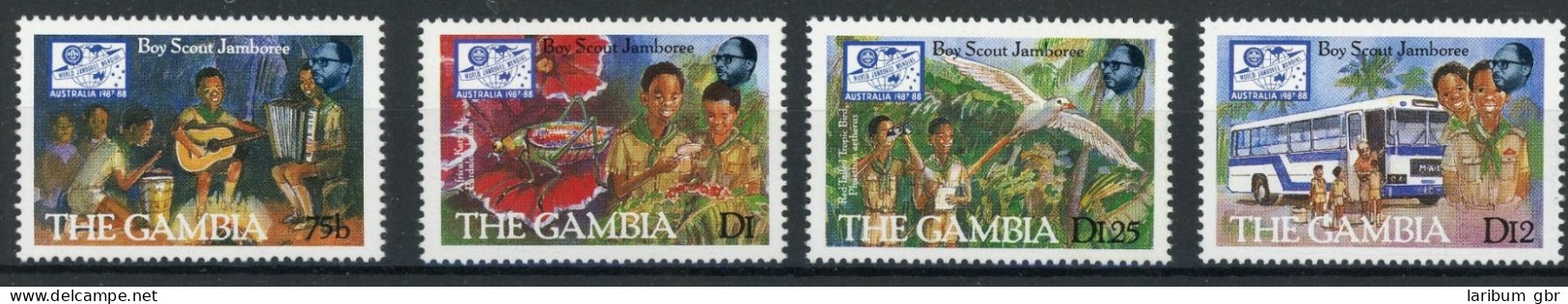 Gambia 724-27 Postfrisch Pfadfinder #GL650 - Gambia (1965-...)