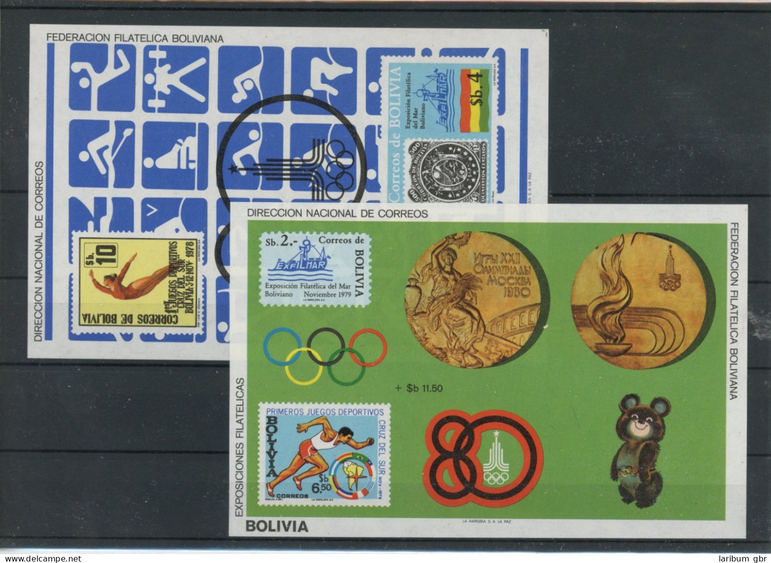 Bolivien Block 100-01 Postfrisch Olympia #HK846 - Bolivia