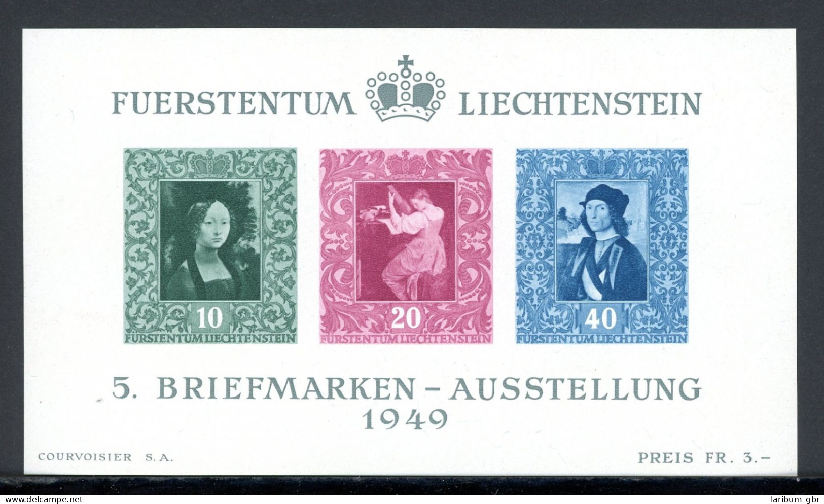 Liechtenstein Block 5 Postfrisch #JP031 - Altri & Non Classificati