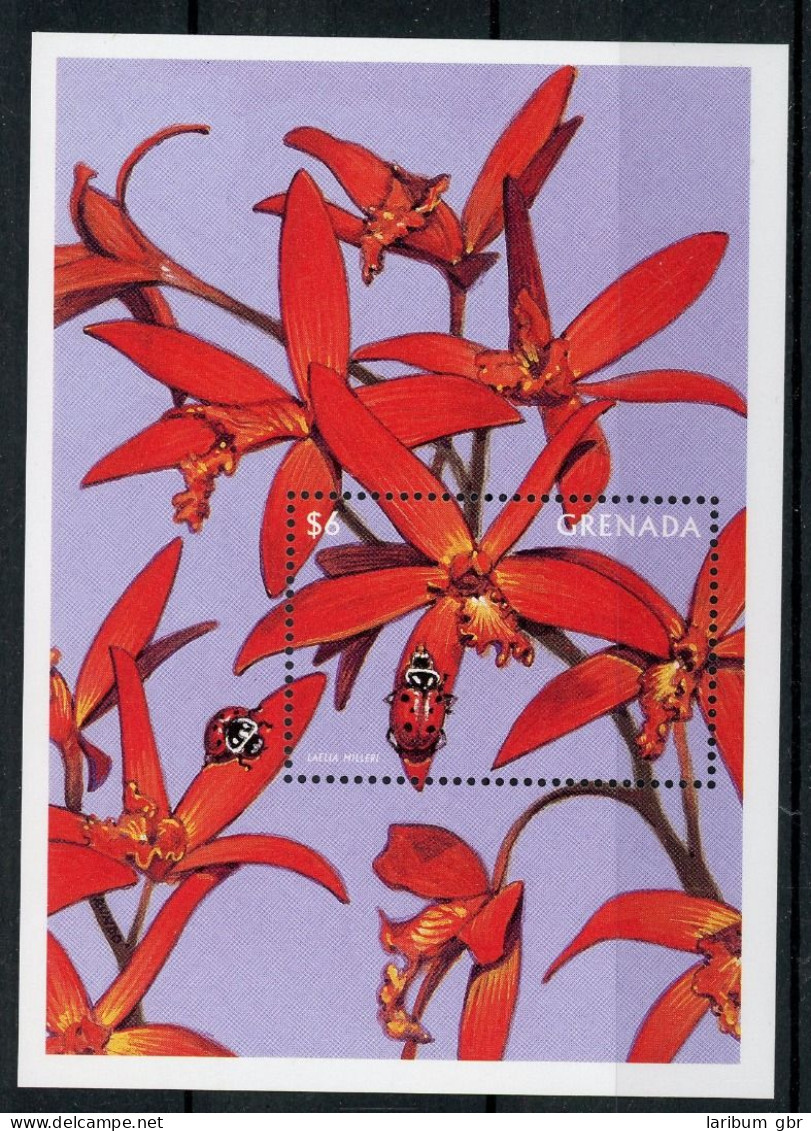 Grenada Block 475 Postfrisch Orchideen #HB130 - Grenada (1974-...)