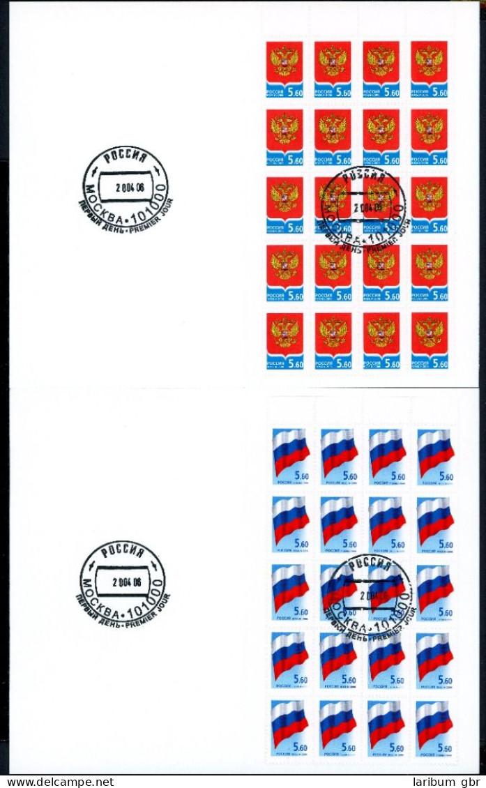 Russland 2 Markenheftchen Mit 15 X 1331-1332 Postfrisch + Gestempelt #JP091 - Other & Unclassified