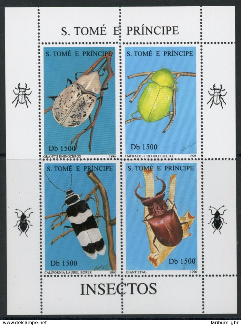 Sao Tome E Principe 1707-1710 Postfrisch Käfer #HB191 - Sao Tome And Principe