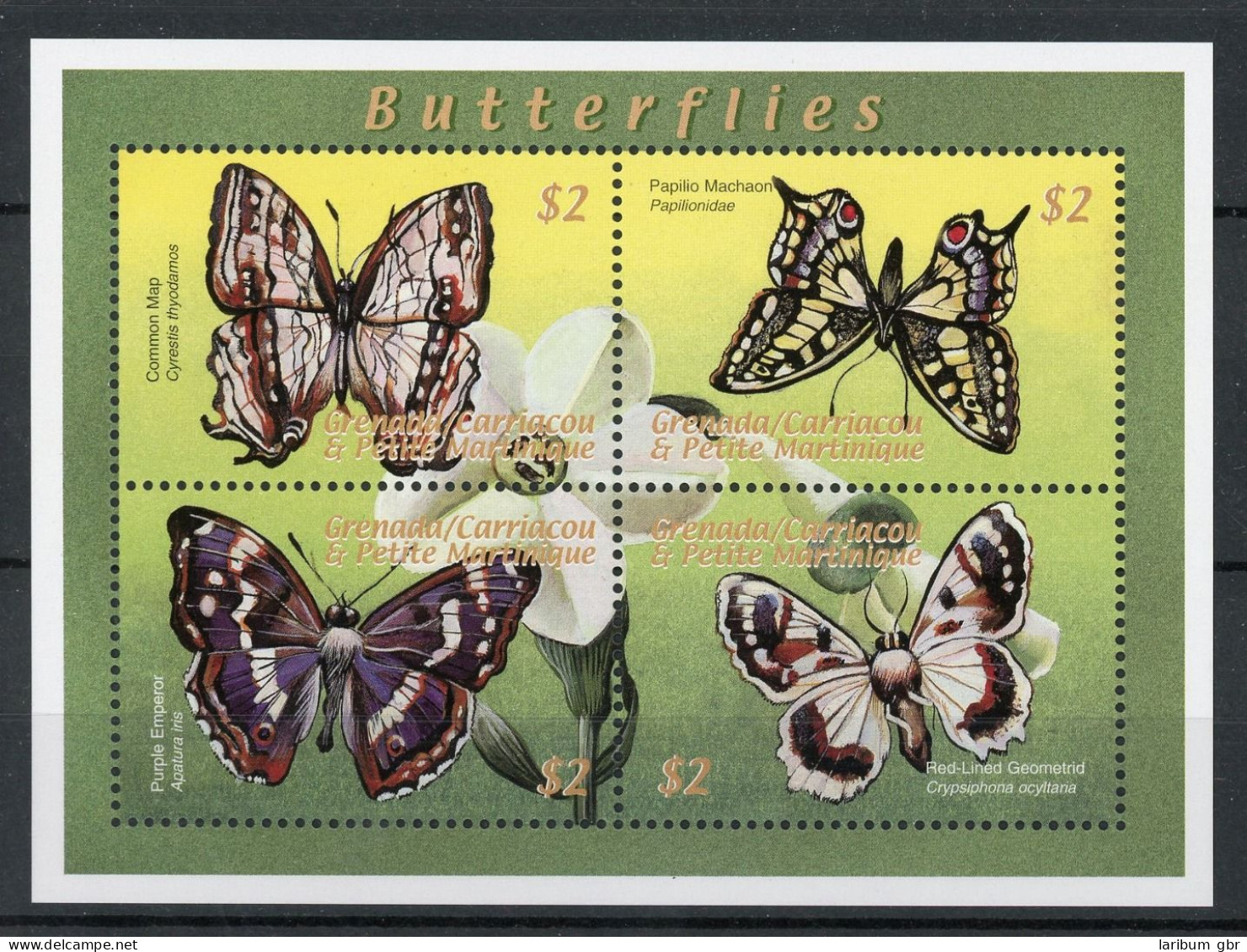 Grenada/ Grenadinen KB Satz Mit 3219-3238 Postfrisch Schmetterlinge #HB158 - Anguilla (1968-...)