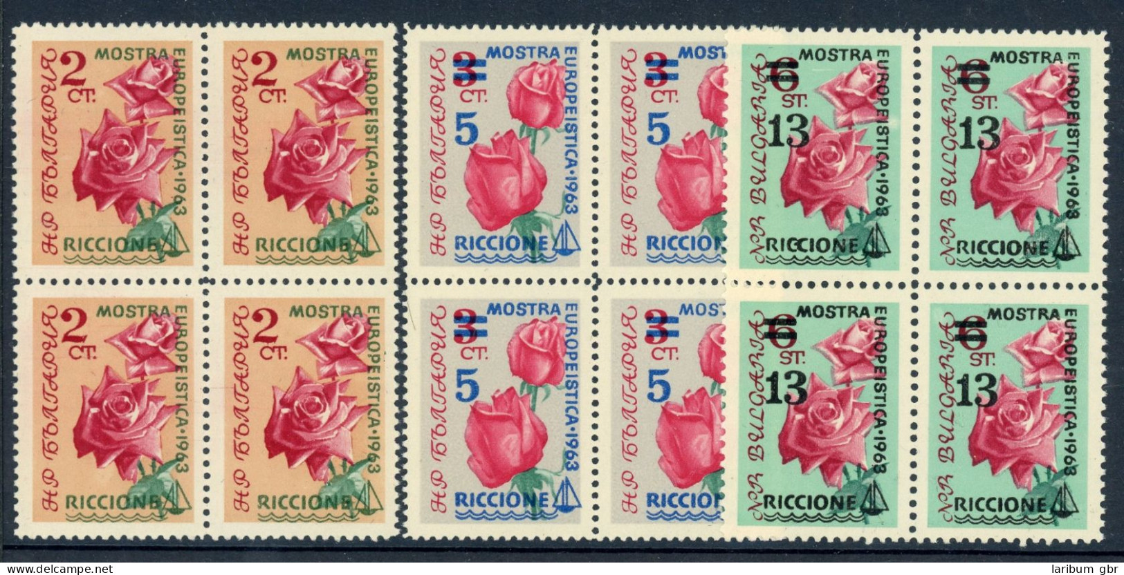 Bulgarien 4er Satz Mit 1391-1393 Postfrisch Blumen #HB279 - Altri & Non Classificati