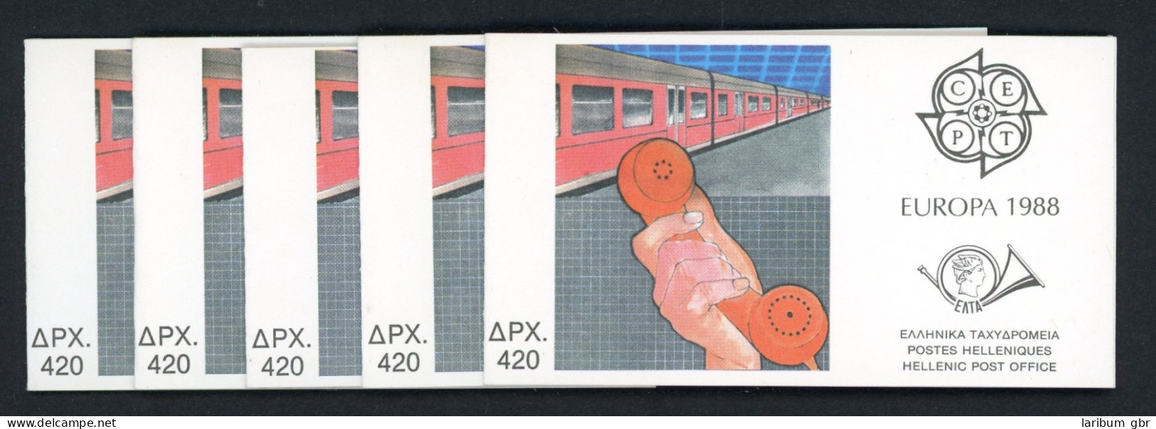 Griechenland 5 Markenheftchen MH 8 Postfrisch CEPT 1988 #JJ859 - Autres & Non Classés