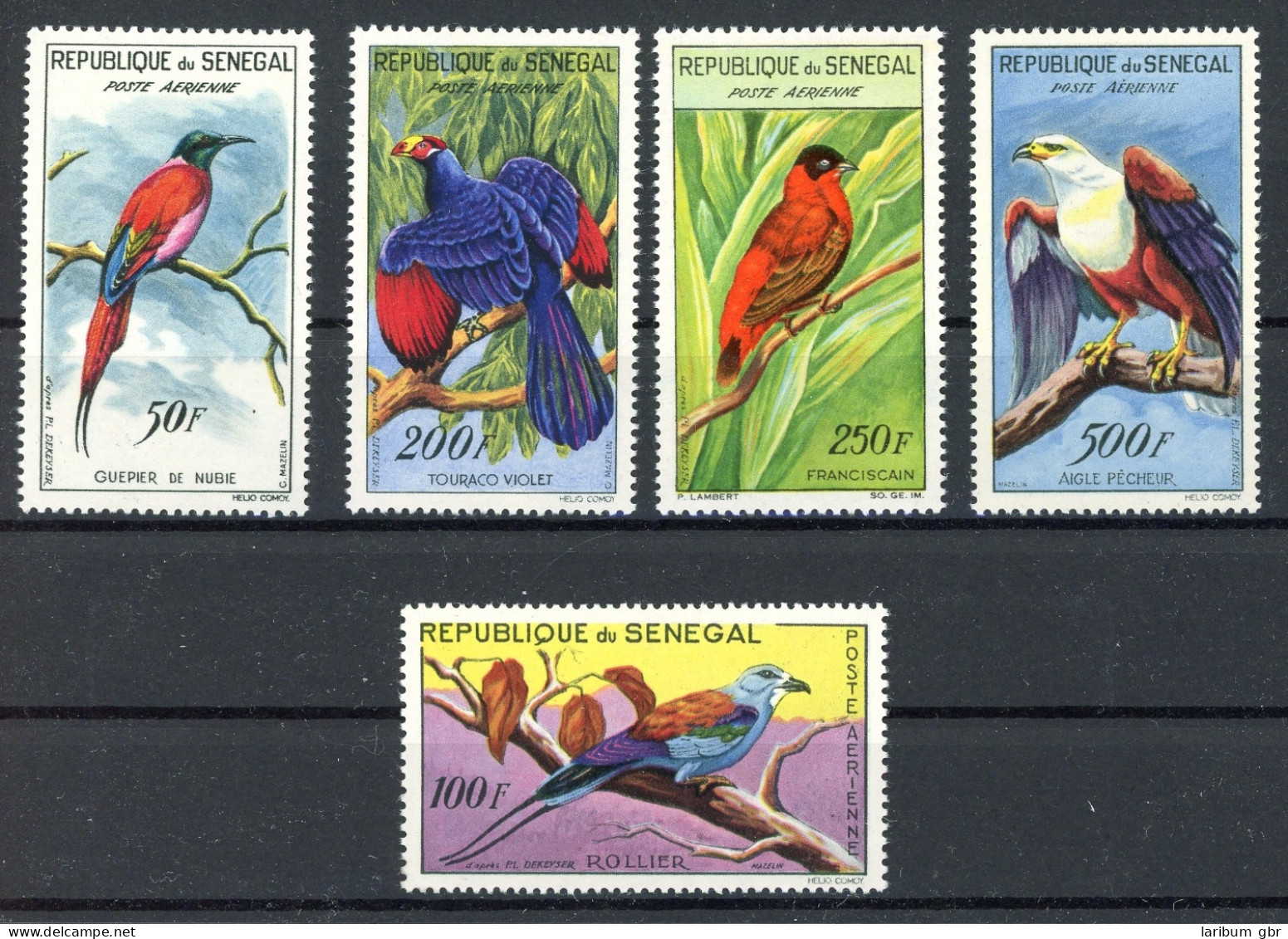 Senegal 239-243 Postfrisch Vögel #JD336 - Sénégal (1960-...)