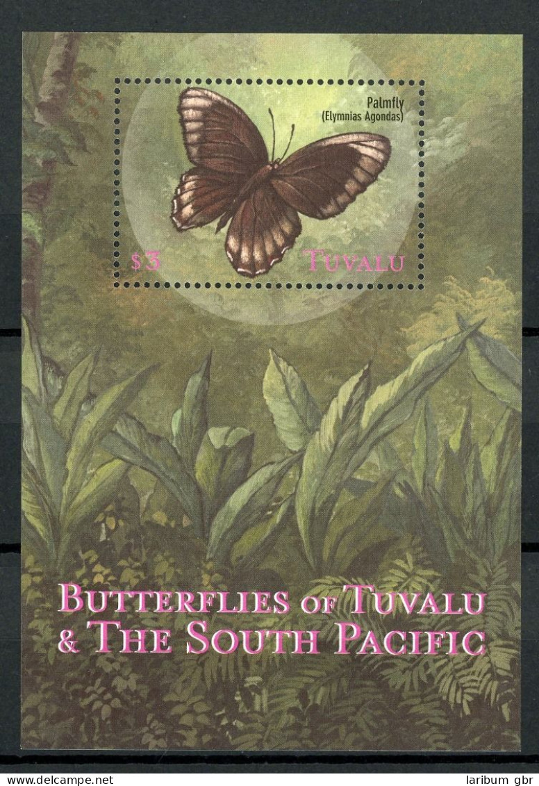 Tuvalu Block 76 Postfrisch Schmetterling #HF379 - Tuvalu (fr. Elliceinseln)