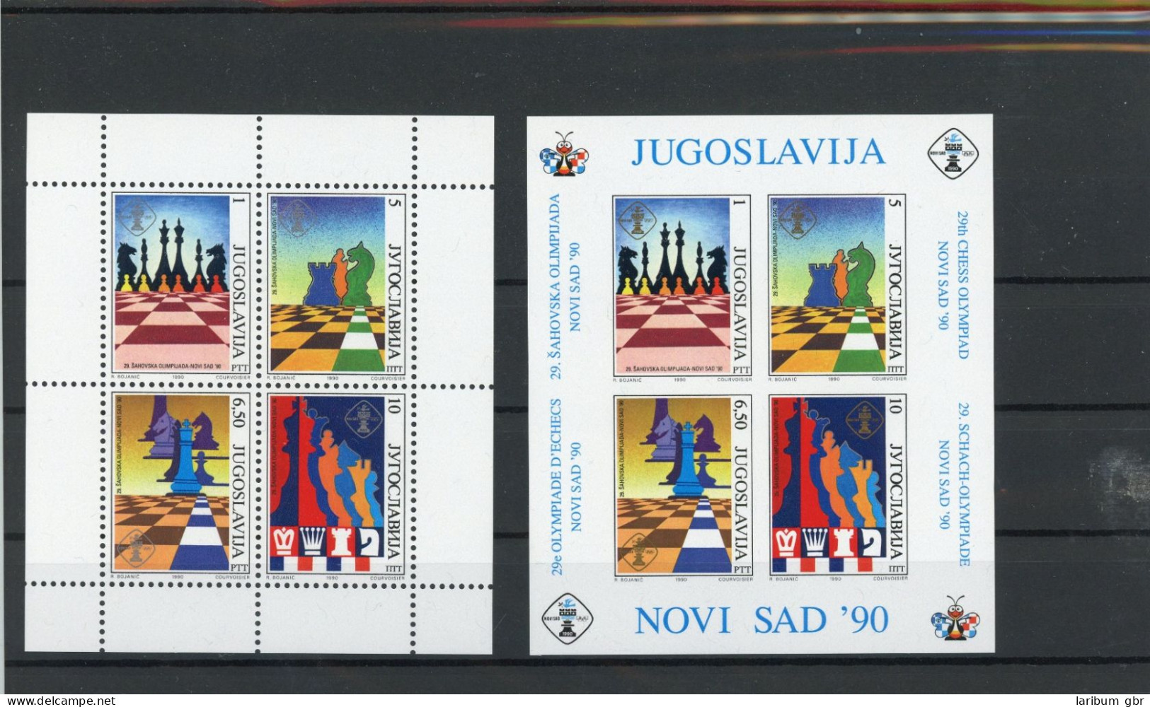 Jugoslawien Block 38-39 Postfrisch Schach #JT816 - Sonstige & Ohne Zuordnung