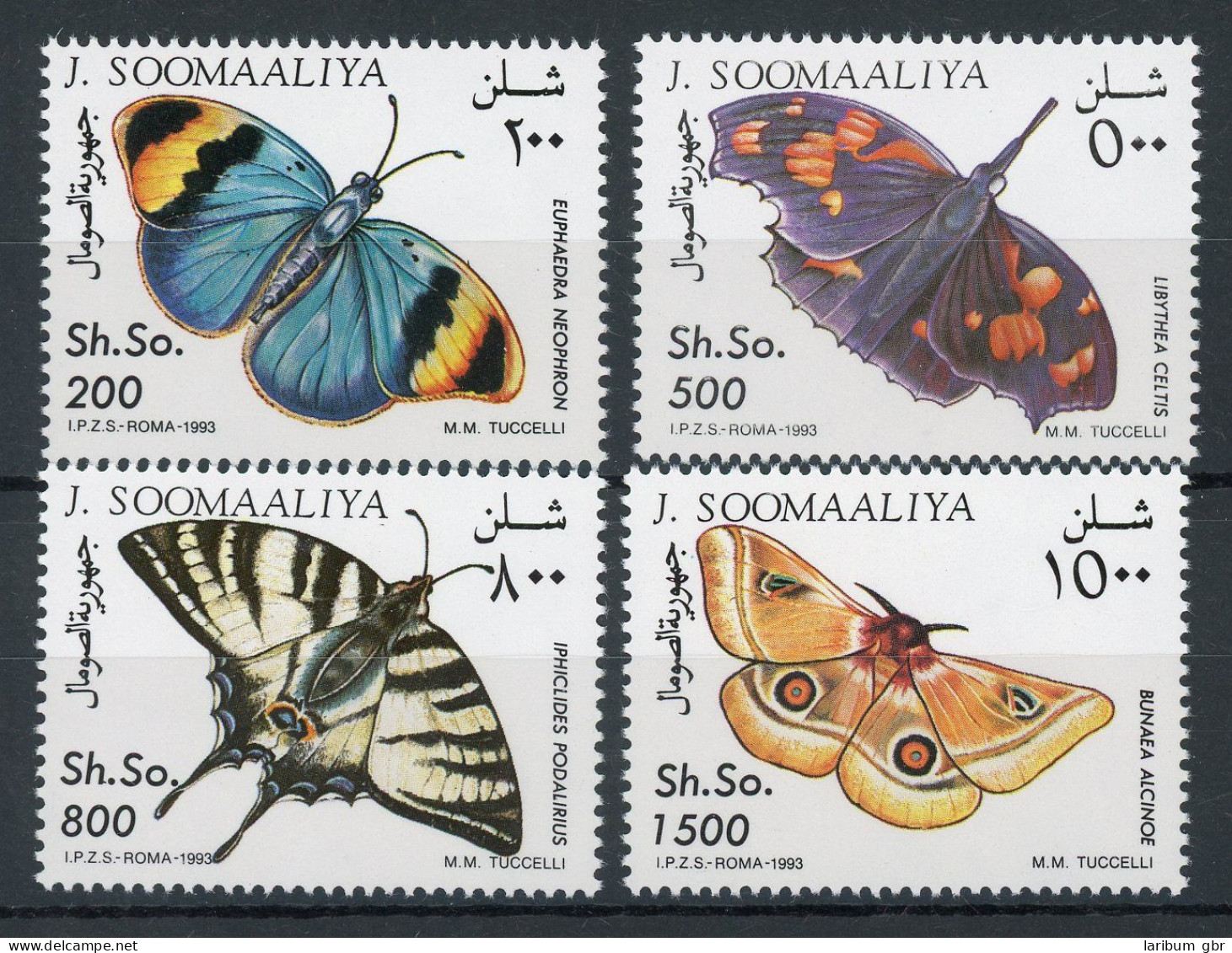 Somalia 472-475 Postfrisch Schmetterling #JP180 - Somalie (1960-...)