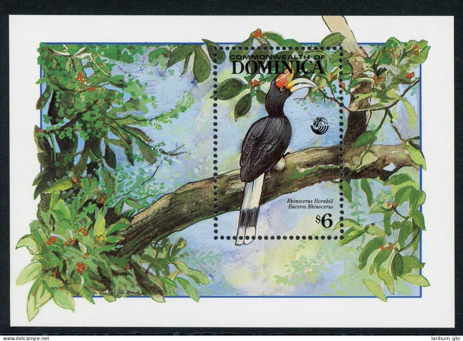 Dominica Block 231 Postfrisch Vögel #HE749 - Dominica (1978-...)