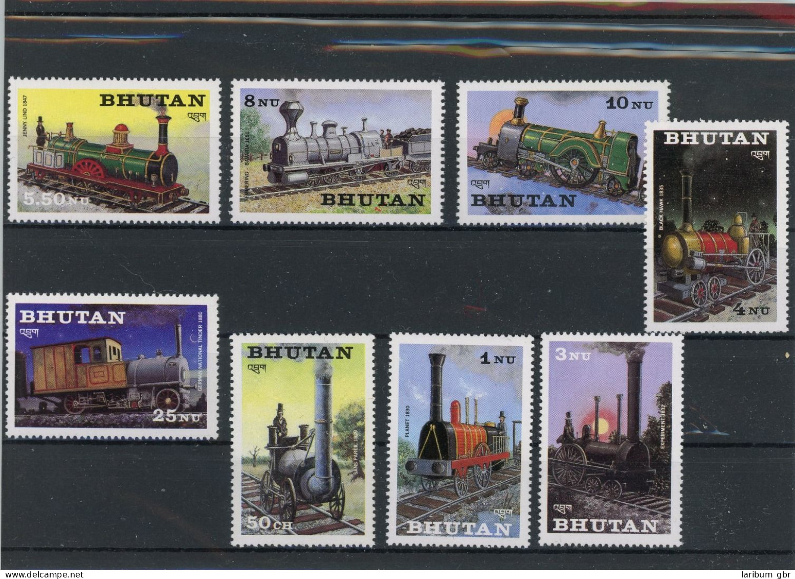 Bhutan 852-859 Postfrisch Eisenbahn #IX242 - Bhoutan