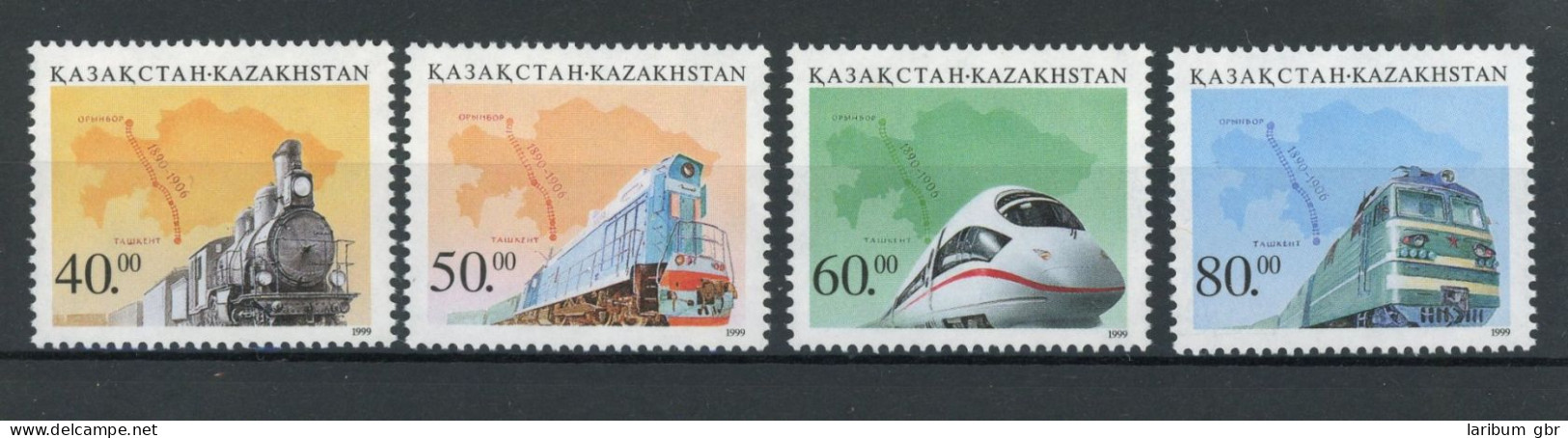Kasachstan 245-248 Postfrisch Eisenbahn #IX247 - Autres & Non Classés