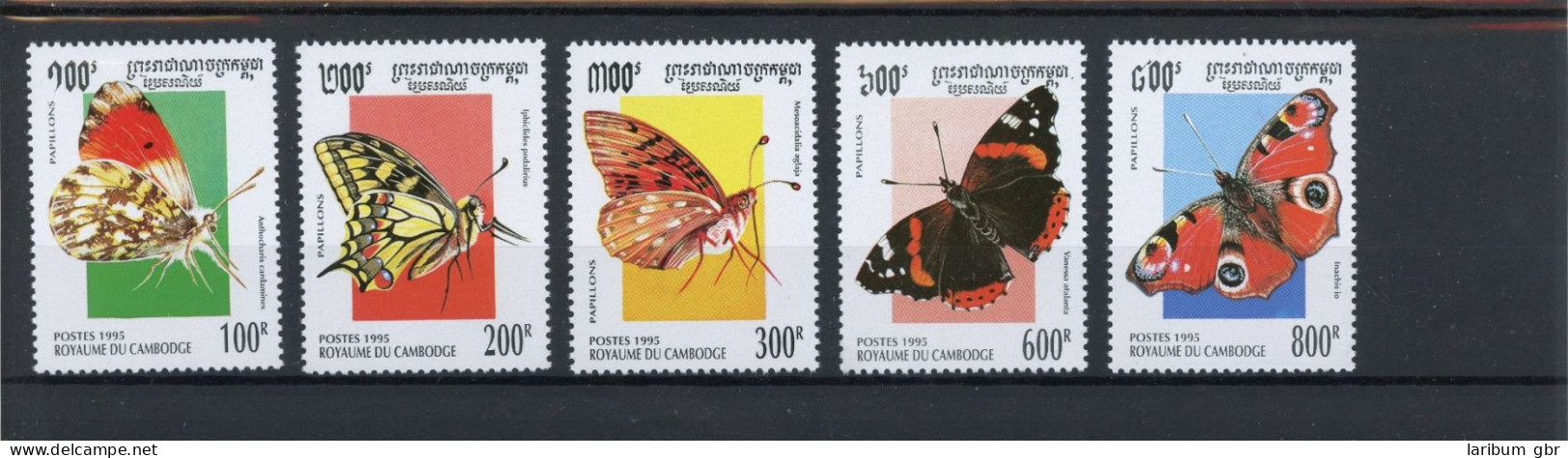 Kambodscha 1492-1496 Postfrisch Schmetterlinge #JU224 - Cambodge