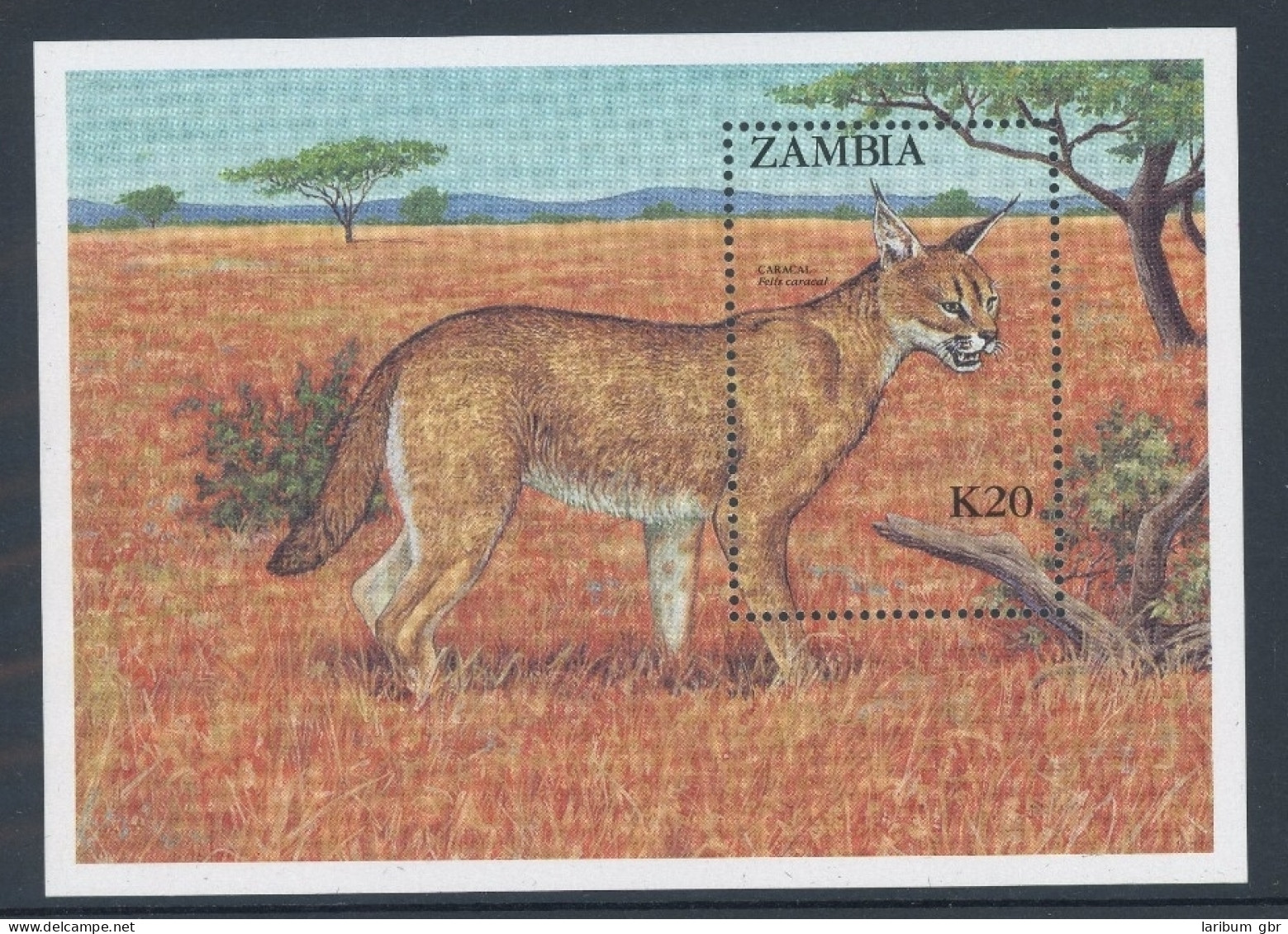 Sambia Block 14 Postfrisch Tiere #JK443 - Nyasaland (1907-1953)