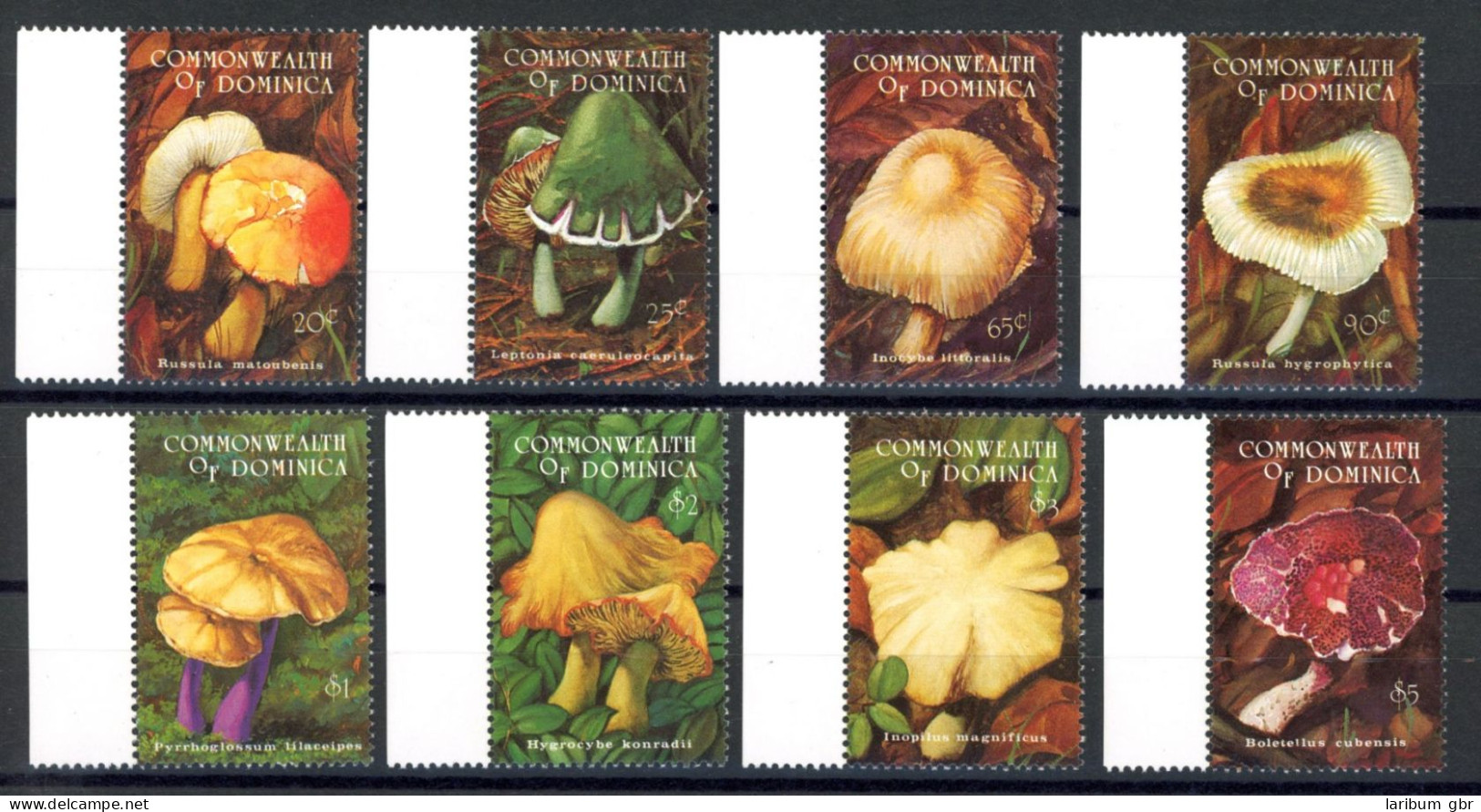 Dominica 1824-1831 Postfrisch Pilze #JR662 - Dominica (1978-...)