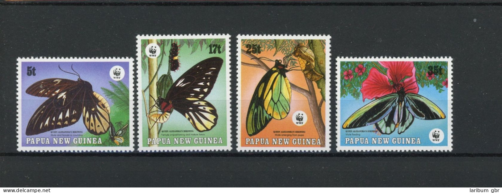 Papua Neuguinea 574-577 Postfrisch Schmetterlinge #JT999 - Papouasie-Nouvelle-Guinée