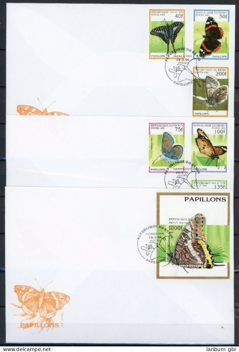 Benin 778-783, Block 16 Schmetterling Ersttagesbrief/FDC #JW619 - Bénin – Dahomey (1960-...)